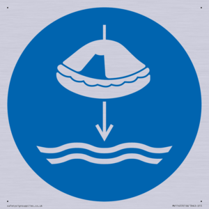 Mandatory: Lower liferaft to the water in launch sequence
